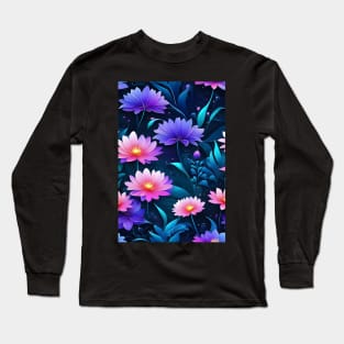 Beautiful fantasy flowers Long Sleeve T-Shirt